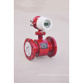 Battery Operated BT Flow Meter Display Wine Sea Water Electromagnetic Flowmeter with PTFE Lining